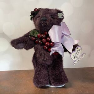Collectible Annette Funicello, Purple ‘Grape Suzette’ Bear. Limited Edition 90's
